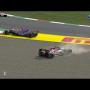 Sergio Perez collision with Kimi Raikkonen, Tuscan Grand Prix Practice F1. Sergio Perez collision with Kimi Raikkonen, Tuscan Grand Prix Practice F1.
