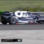 Tsunoda with a snappy spin out of turn 9 in Hungary during FP1 Tsunoda with a snappy spin out of turn 9 in Hungary during FP1